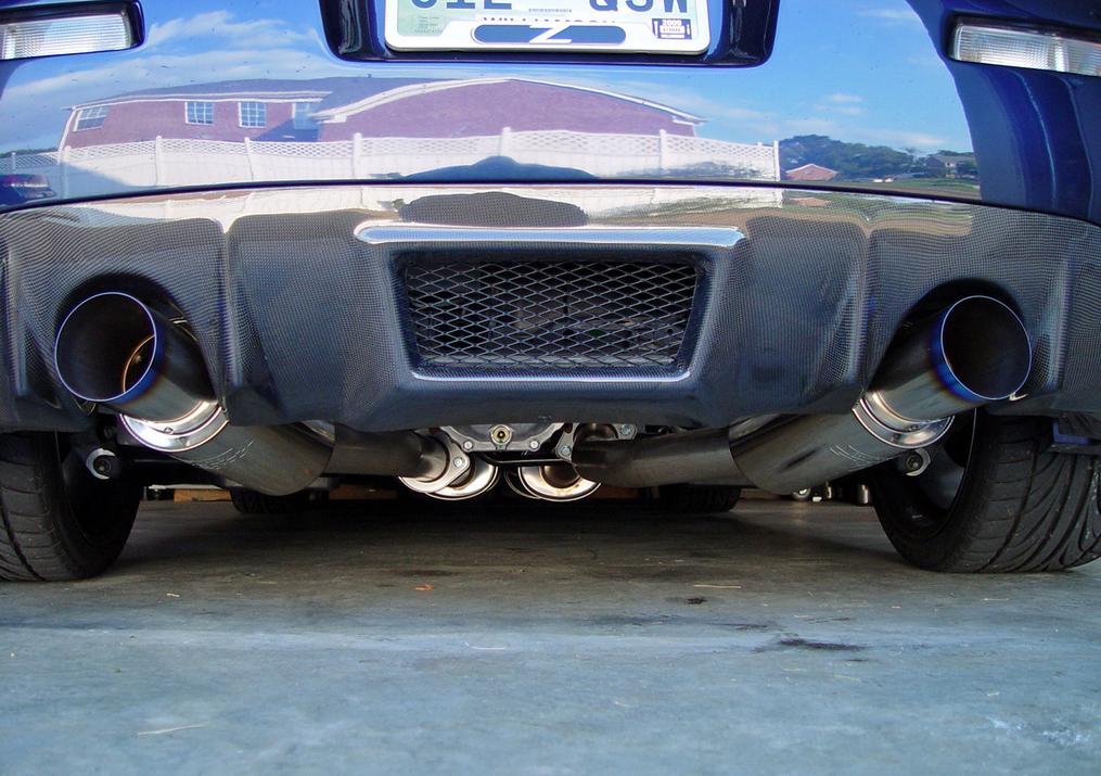 Nissan 350z greddy ti-c dual exhaust #7